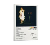 CDAXHOZ Metro Boomin, poster da parete per hotel, decorazione artistica per soggiorno, camera da letto, bagno, bar, bancone, 30 x 45 cm, stile cornice