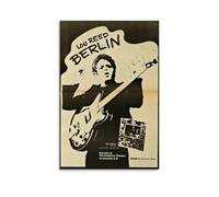 CDAXHOZ Poster da parete con Lou Reed, decorazione artistica per hotel, soggiorno, camera da letto, bagno, bar, bancone, poster, 40 x 60 cm, senza cornice