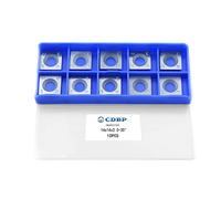 CDBP Inserti quadrati in carburo da 14mm, coltelli reversibili HW da 14 x 14 x 2,0mm con 4 taglienti, per utensili per la tornitura del legno e pialla a spirale, 10pezzi