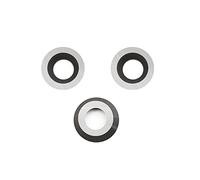 CDBP Inserti Rotondi in Carburo di Tungsteno 8.9mm Ci5 per Tornio Legno,Per Legno Duro, Lavorazione Curve e Intaglio, 3pezzi