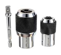 CDDCWZ 2pcs Tap Socket con 3/8 Adattatore Quadrato di Azionamento,Pollici Strumento di Estrattore a Rubinetto,per piccole officine, avvitatori a batteria e trapani (con giunto sferico in acciaio）