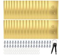 CDDCWZ 36 Lame di Ricambio compatibili con i Tosaerba robotizzati Mammotion Luba e YUKA, robuste Lame di Ricambio in Titanio, Lame rivestite, Viti, rondelle e cacciavite