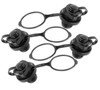 CDDCWZ Confezione da 4 valvole per gommoni per pedalò e valvole SUP, Pezzi di Ricambio per gonfiaggio da 22 mm, Design a Prova di perdite per Barche, Facile Installazione