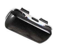 CDDCWZ Portaocchiali per Visiera Auto, Soporte Portátil para Lentes De sol, Soporte para Gafas De sol para Coche con Acolchado De Fieltro, per Appendere Occhiali da Vista(Fibra di Carbonio)