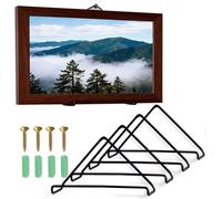 CDDCWZ Set di 4 supporti da parete per dischi in vinile, mensole per dischi in vinile, mensola espositiva, supporto per dischi, supporto da parete per dischi in vinile (nero)