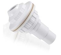 CDDCWZ Ugello di Ingresso per Piscine a Parete in Acciaio，per Collegamento Tubo Flessibile 32 mm/38 mm,per Bocchetta Standard per Bacino, ugello Regolabile