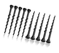 CDDCWZ Vite per stazione di ricarica per tosaerba, accessorio per tosaerba compatibile con Husqvarna Automower 105 305 308, lunghezza 13,7 cm, attrezzi da giardino (10 pezzi, nero)