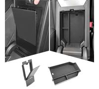 CDEFG 2 Pezzi per 2025 2026 BMW X3 Accessori Vassoio Organizzatore Console Centrale X3 G45 (30 xDrive, M50 xDrive) Bracciolo Inserto Nascosto per Console Centrale
