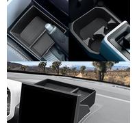 CDEFG Compatibile con Dacia Spring Electric EV 2025 2026 Facelift console centrale organizer e porta bevande, contenitore e lavagnetta strumenti auto center console Spring 2025 accessori [3 pezzi]