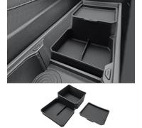 CDEFG Compatibile con Kia EV3 2025 2026, contenitore portaoggetti per console centrale, organizer a doppio piano in morbido TPE, sotto il bracciolo, accessori EV3 GT Line