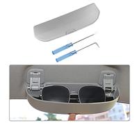 CDEFG Compatibile con Peugeot 3008 5008 2016-2024/208 2008 GT 308 SW 508 2015-2025 Custodia per Occhiali ABS Anteriore Sunglasses Holder Box Auto 308 5008 Accessori (Bianco)