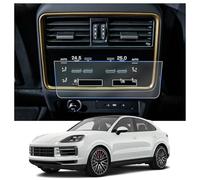 CDEFG Compatibile con Porsche Cayenne 2024 2025 Facelift Climatizzatore Pellicola Protettiva 6H Antigraffio GPS Pellicola Protettiva Navigatore GTS Turbo E Hybrid Accessori 2 pezzi