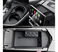 CDEFG Compatibile con Toyota C-HR CHR 2024 2025 Facelift console centrale organizer e porta bevande, contenitore per auto, console centrale CHR Hybrid 2025 accessori [3 pezzi]