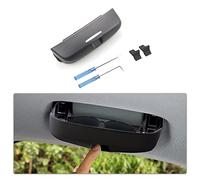 CDEFG Custodia per Occhiali ABS Compatibile con Audi A3 8Y 8V A1 GB A4 B8 B9 A5 A6 C7 C8 Q2 Q3 F3 8U Q5 Q7 2013-2024 2025 Anteriore Sunglasses Holder Box Auto Interni Accessori (Nero)