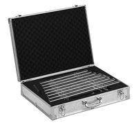 CDEFGABC Arpa Cantante in Cristallo Chakra a 8 Toni, Campane Cantanti for Bagno Sonoro e Bilancio Energetico, Strumento Musicale con Custodia in Lega di Allumina 2 Bacchette(432Hz)