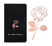 Cdemiy Segnalibro Metallo, Rosa Segnalibro Particolare, Classico Retrò Segnalibro Personalizzato, Segnalibri per Bambini Lettori Ragazze Amici Compagni Di Classe (Oro Rosa)