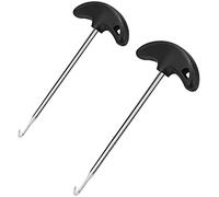 Cdemiy Tira Molle Attrezzo Gancio, 2 PCS Attrezzo Tiramolle per Moto, Attrezzo Estrattore per Gancio a Molla per Tubo di Scarico, per La Rimozione e lInstallazione delle Molle del Veicolo