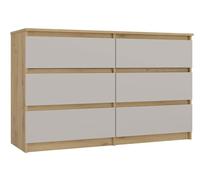 CDF Cassettiera Malwa M6/120 | Colore: ARTISAN CASSMIR | Ideale per camera da letto, ufficio, camera | Cassetti