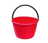 CDF EuroStore07® CESTA TONDA PER RACCOLTA LT.20 * ROSSSA *