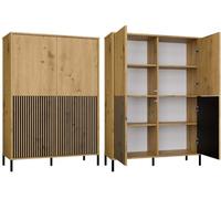 CDF KAMARO 4DK - Armadio moderno per documenti, piccoli oggetti, ideale per soggiorno, camera da letto, cameretta dei bambini e ufficio, facile da montare