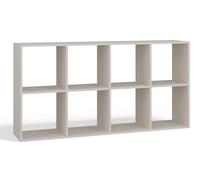 CDF Libreria cashmere (beige) - Mensola per libri, giocattoli - Mobili ideale per soggiorno, cameretta dei bambini o camera dei ragazzi - Mensola da pavimento Malax 2x4