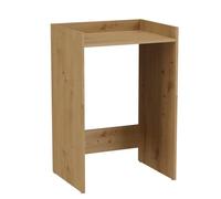 CDF Mobile Sopra Lavatrice Scaffale da Bagno Salvaspazio con Ripiano Portaoggetti Mobiletto Lavanderia Stabile 64 x 97,5 x 50 cm - Rovere Artisan