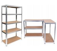 CDF Scaffale portaoggetti G7030 | 5 ripiani | costruzione robusta | ideale per garage, dispensa, cucina, camere, moderno | facile da montare