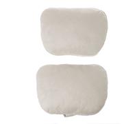 cdhgsh 2 Pezzi Poggiatesta Auto Universale Classe S Cuscino Ultra Morbido per Mercedes Benz Maybach Cuscino per Il Collo Beige