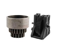 cdhgsh Nitrol Car Buggy Modello 02076 Trasmissione a Due velocità Completa per HSP 1/10 RC Car Double Gears Clutch Bell Black