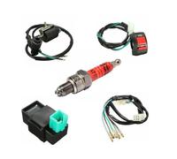 CDI Accenditore 5 pezzi/set cablaggio interruttore on-off bobina CDI kit scintilla per 110 125 140cc pit bike ATV moto CDI scatola di accensione accenditore CDI