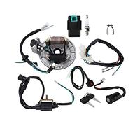 CDI Box Durevole Kit Completo Candela Cablaggio Magneto Statore Kill Switch per 50cc -140cc Kick Start Dirt Pit Bike ATV