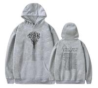 Cditoia Felpa con Cappuccio per Donna E Uomo con Stampa del Cantante Dean Lewis Merch Dell'album Pullover Casual Ampio Unisex Maglia A Maniche Lunghe-Grey||m