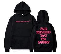 Cditoia Felpa con Cappuccio per Donna Uomo Stampa Singer Fans Album Gracie Merch A-brams Tour Casual Ampia Maniche Lunghe Top Unisex-Black||3X_l