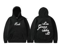Cditoia Felpa con Cappuccio per Donna Uomo Stampa Singer Fans Gracie Merch A-brams Tour Casual Manica Lunga Pullover Top Unisex-Black||3X_l