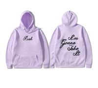Cditoia Felpa con Cappuccio per Donna Uomo Stampa Singer Fans Gracie Merch A-brams Tour Casual Manica Lunga Pullover Top Unisex-Purple||x_s