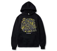Cditoia Hoodie Album Merch Printed Music Mac Demarco Casual Fashion Singer Fan Unisex Long Sleeve Top-Black||s