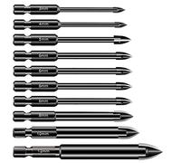 CDIYTOOL 10 punte trapano da 3 a 12 mm, multiuso, gambo esagonale, in carburo di tungsteno, per piastrelle, vetro, cemento, muri di mattoni, vetro