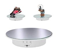 CDIYTOOL 8" banco di mostra motorizzato della piattaforma girevole, banco di mostra elettrico da 360 gradi