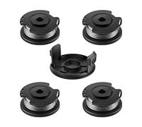 CDIYTOOL F016800569/F016800385 - Bobina di Ricambio per decespugliatore Bosch Art 23SL 26SL Art 23-28 + Coperchio F016F04557 (4bobine + 1tap)
