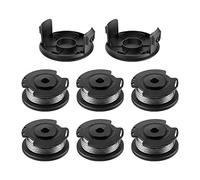 CDIYTOOL F016800569/F016800385 - Bobina di Ricambio per decespugliatore Bosch Art 23SL 26SL Art 23-28 + Coperchio F016F04557 (6bobine + 2taps)