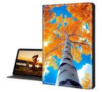 Cdkfxjy Custodia per tablet Amazon Kindle Fire 7 (9a/7a/5a generazione, 2019/2017/2015), sottile, in pelle PU, multi-angolo, pieghevole, con funzione di spegnimento automatico, motivo albero di