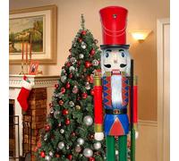 CDL 150 cm Giant 5 ft New decorative in legno di Natale schiaccianoci soldato K45