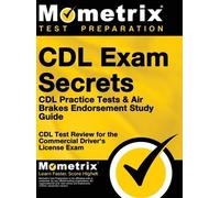 CDL Exam Secrets - CDL Practice Tests & Air Brakes Endorsemen (Copertina rigida)