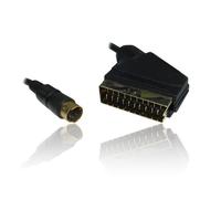 CDL Micro-1,5 m SCART a SVHS/S-VHS, Cavo S-Video e Video/DVD per PC