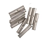 CDL Micro - Connettore di giunzione testa a testa da 3,8 mm - Argento (confezione da 10)