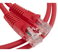 CDL Micro Snagless Cat5e UTP LSZH - Cavo di rete Ethernet RJ45, 0,5 m, colore: Rosso