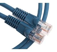 CDL Micro Snagless Cat6 UTP LSZH - Cavo di rete Ethernet RJ45, 0,5 m, colore: Blu