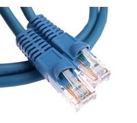 CDL Micro Snagless - Cavo patch RJ45 Cat5e UTP LSZH, 1 m, colore: Blu