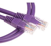 CDL Micro Twisted Pair - Cavo patch Cat5e ad alta fedeltà del segnale 0,25 m, colore: Viola