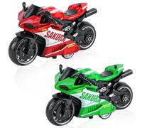 CDLIZW Moto Giocattolo, 2 PCS giocattolo Modello Di Moto,per BambiniSimulazione moto Giocattolos,Per Motociclette Adatto a Regali Di Compleanno Per Bambini Di Età Superiore a 3 Anni